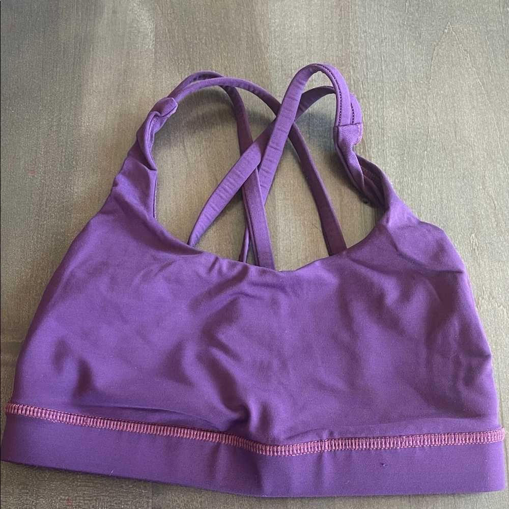Purple Lululemon Sports Bra